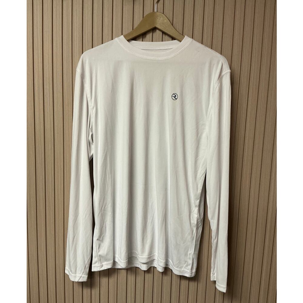 Reel Life Men's Sun Defender Long Sleeve UV Tee White Size M - Picture 2 of 7